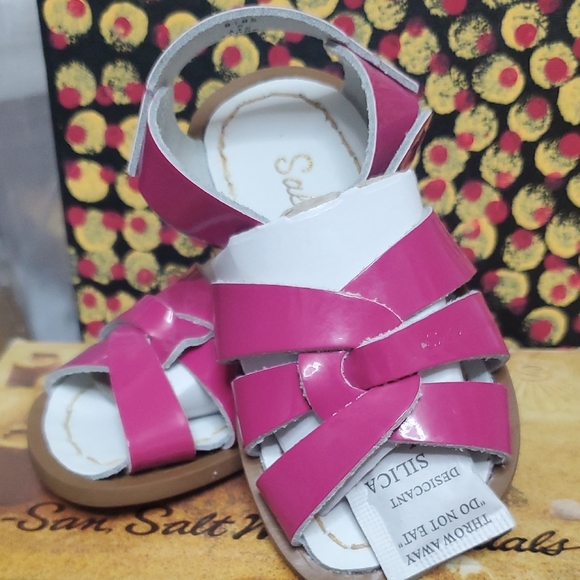 Salt Water Sandals by Hoy Pink Fushia Sandals - Picture 2 of 8